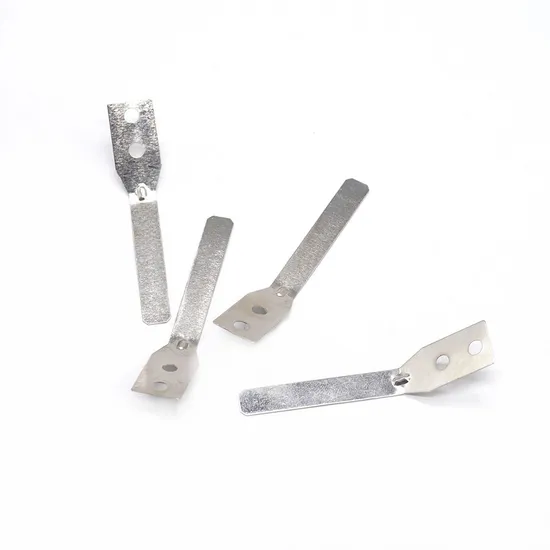 Factory Stamping Manufacturing Flat Contact Electrical Contact Custom Brass Silver Stamping Plate Electrical Flat Contact 