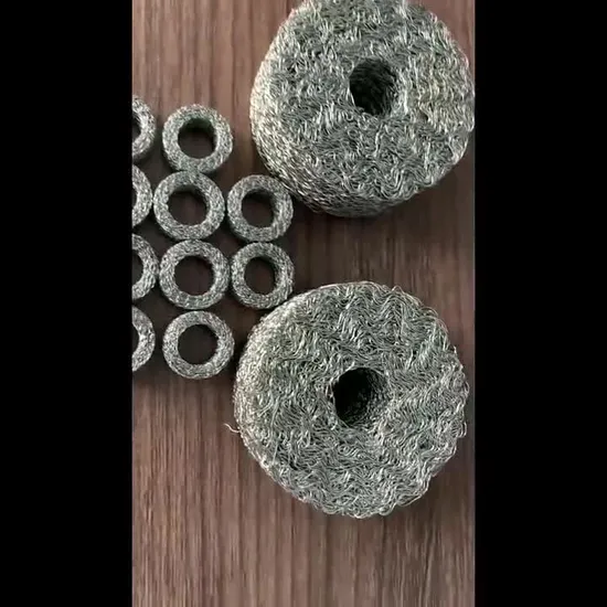 Nickel and Monel Knitted Wire Mesh Gasket for EMI Shielding 